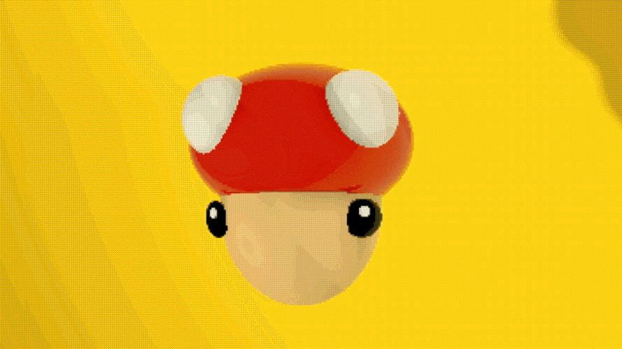 蘑菇像素动画练习