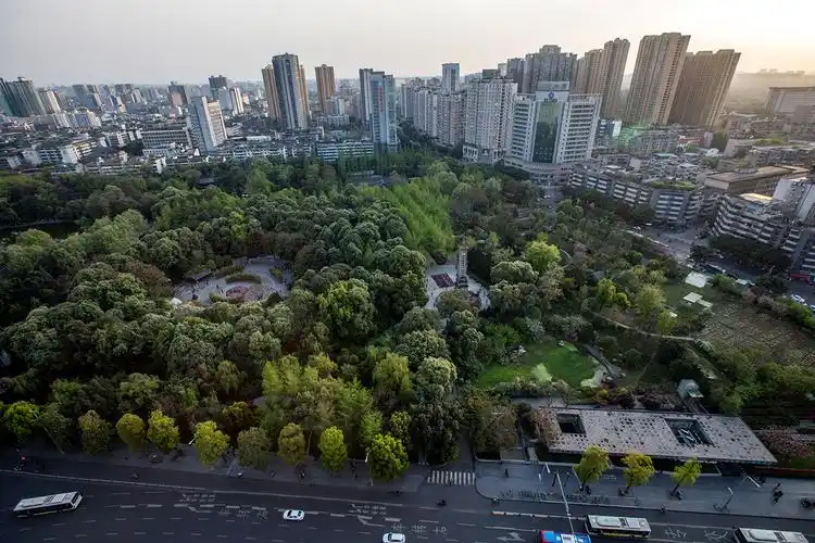 成都人民公园 图片来源:每经记者 张建 摄
