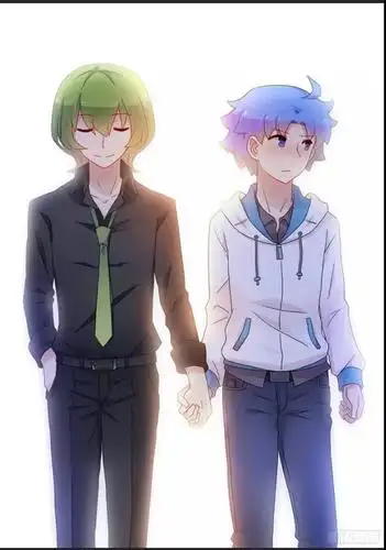 本期壁纸为"小绿和小蓝"