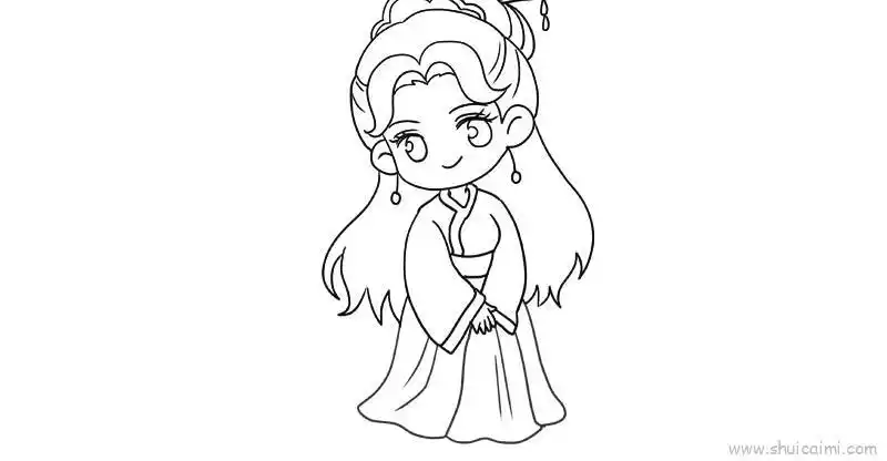 古代人物儿童画怎么画 古代人物简笔画顺序