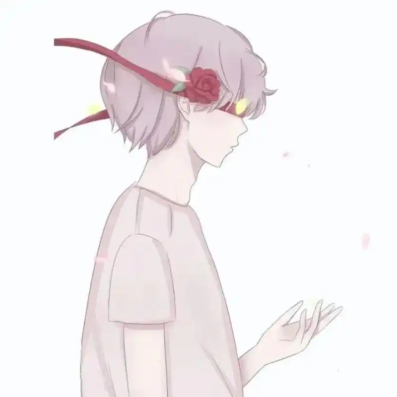 情侣头像一男一女分开图片 #情头分享  - 抖音