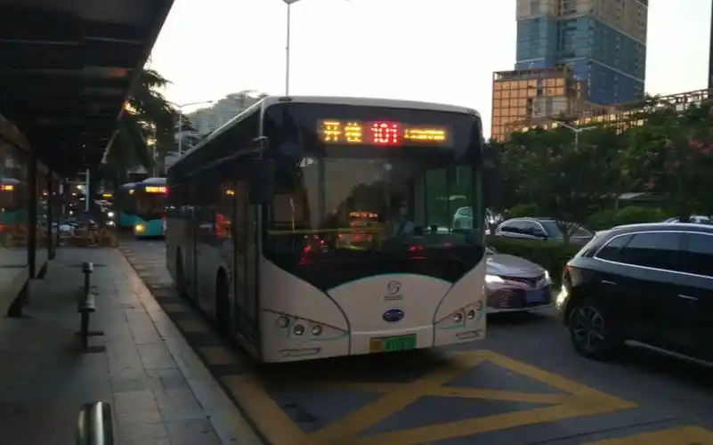 【深圳公交】101路比亚迪k8乘车全体验!