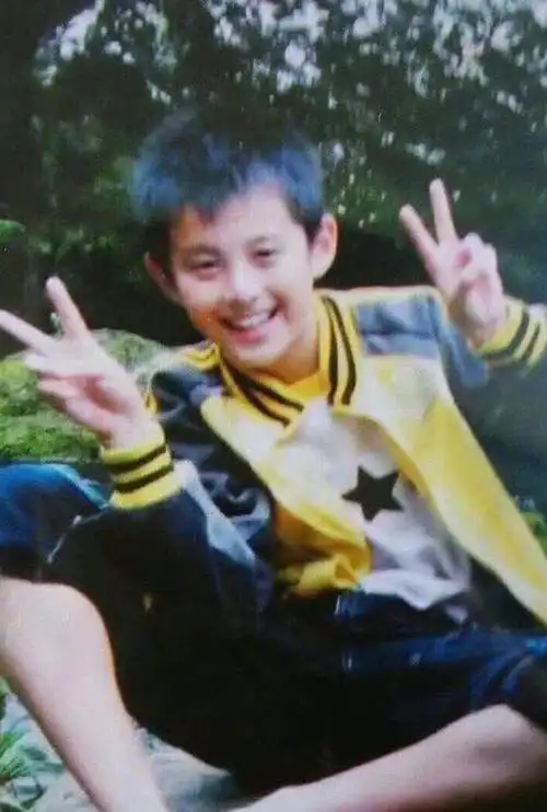 其实前面几张童年照和王鹤棣现在的模样都不太相似,毕竟小时候五官还