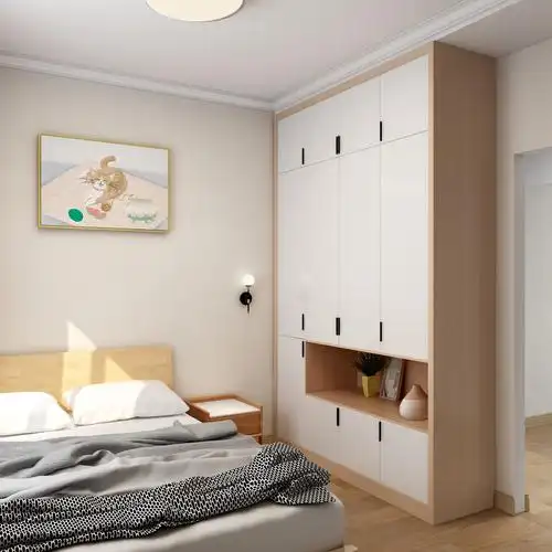 日式全屋定制榻榻米衣柜简约现代卧室衣帽间推拉门整体定制走入式衣柜