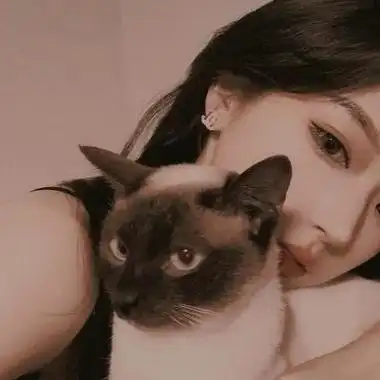 抱猫女生头像可爱小仙女做个甜妹头像