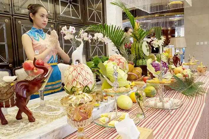 新源燕府东南亚水果节_保定冷餐会_保定茶歇_冷餐会_茶歇_酒会_保定食
