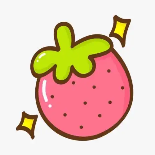 泰翁美术学校小班美术—手工《红色草莓》