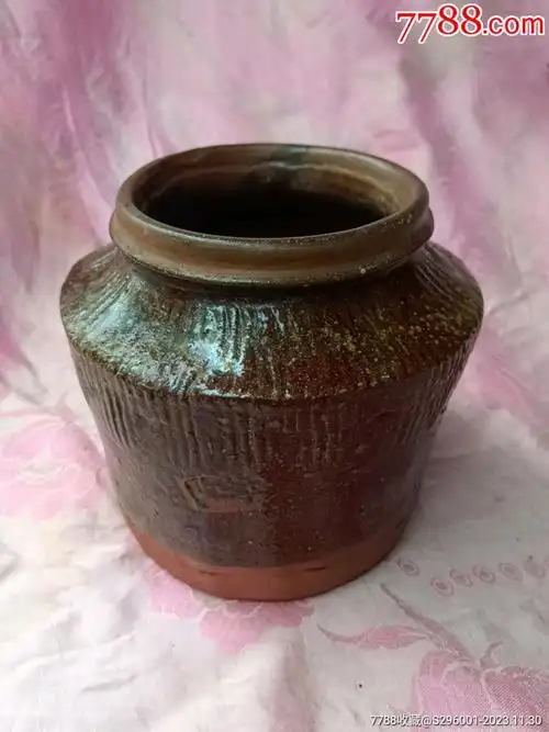 民国…酱轴罐_酱釉瓷/紫金釉_什真阁【7788收藏__收藏热线】