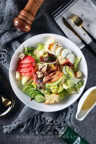 沙拉 西餐 简餐 美食摄影 静物摄影
