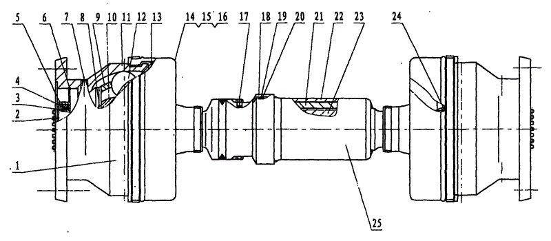 cn201184374y_球笼同步万向传动轴失效