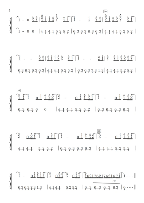 谁有进击的巨人插曲eye water 简谱,或者把这转换成简谱