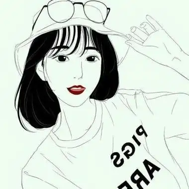 qq头像短发手绘 手绘头像图片大全 -【爱个性】