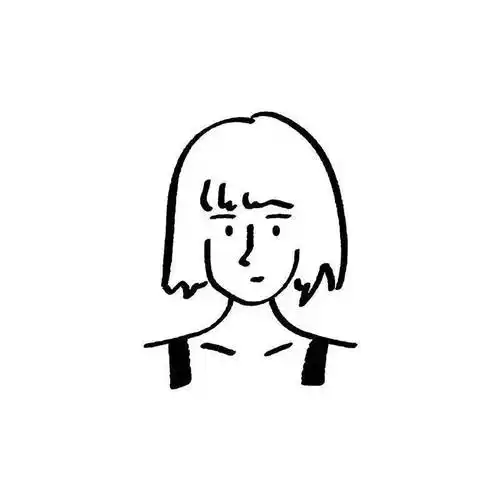 张做头像呢一些简约的手绘线条头像将极简风格进行到底勾勒出可爱图案