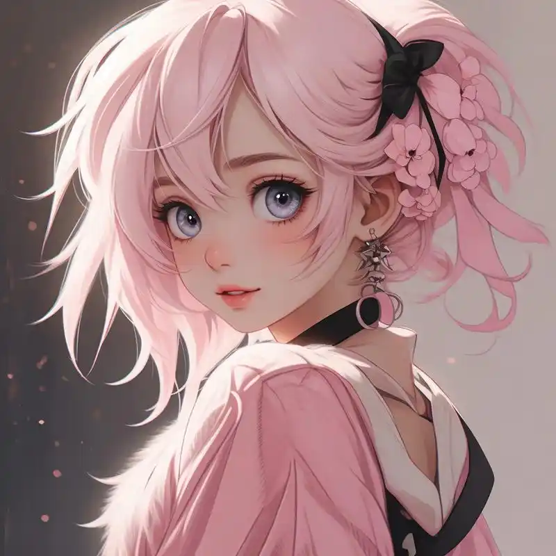 94粉毛动漫头像大放送94 亲们,这次给大家带来一批超级卡哇伊的