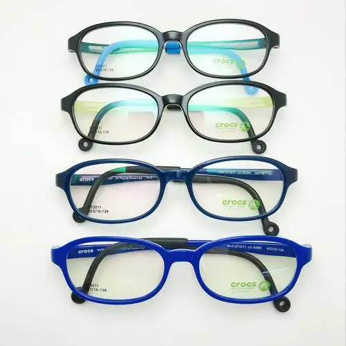 眼镜crocs硅胶儿童学生远视散光弱视眼睛超轻眼镜架