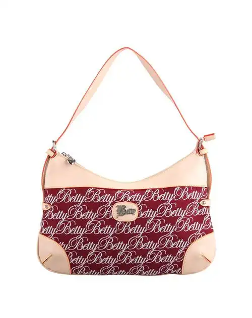 贝蒂betty boop 女款高级红色侧肩包