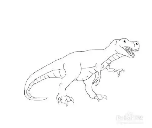 机甲霸王龙怎么画