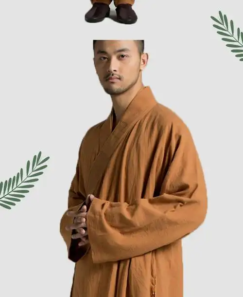 禅修服男佛教禅服男 僧服麻衣服慈缘棉禅修大褂夏季僧袍和尚服薄款