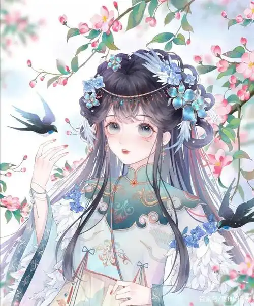 古风可爱少女头像壁纸