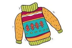 小毛衣简笔画毛衣简笔画画法 毛衣简笔画分步骤详解简单漂亮儿童画画