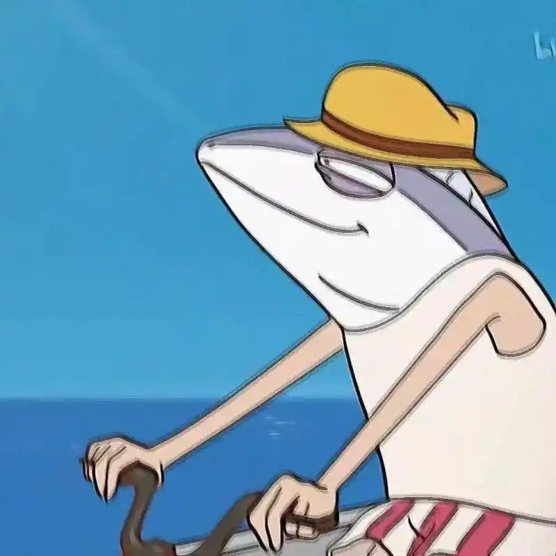 分享可爱咸鱼头像 我感觉这条咸鱼好可爱 有没有人知道这是什么动画片