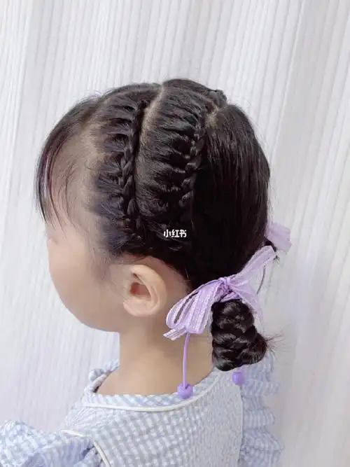 简单好看又清爽#发型分享  #儿童编发  #编发教程