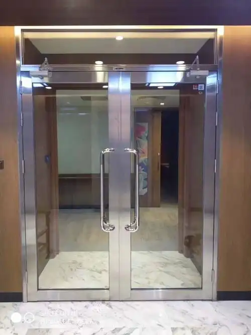 防火玻璃门定制 百色市不锈钢防火玻璃门生产厂家 防火玻璃门价格