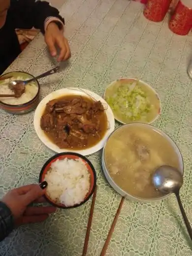 吃饭饭咯和妞两个人的晚饭