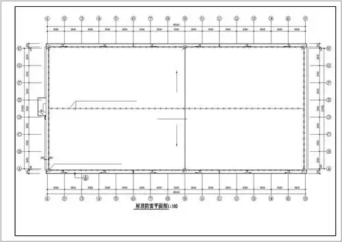 北方某粮食仓库全套电气设计cad图纸