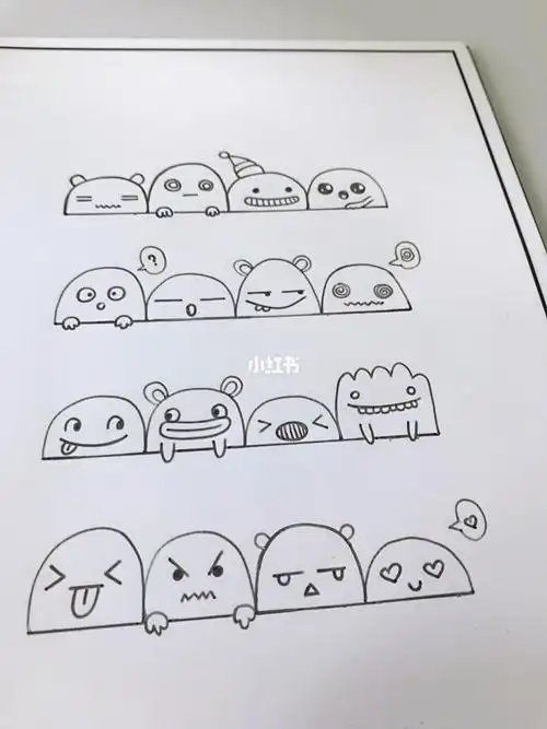 96萌萌哒小表情来啦78超可爱的「手账小插画」939393 96