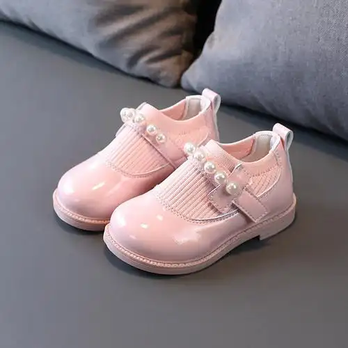 春秋女童皮鞋小童公主鞋儿童鞋女宝宝单鞋1-5岁小女孩软底公主鞋3