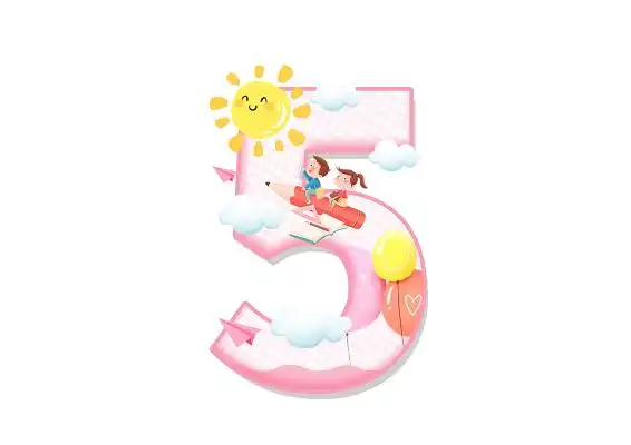 手绘可爱小动物浇花数字素材家长会学生上课学习教育成长教室里广告