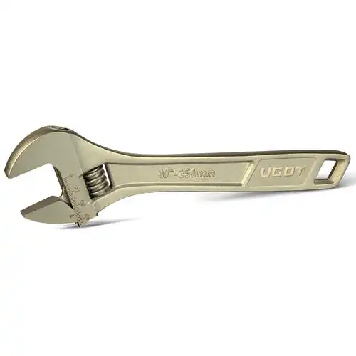 ugot d ni-fe alloy plated adjustable wrench_友工工具