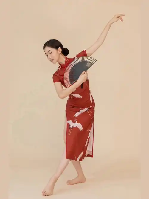 中国风78旗袍舞蹈写真成都写真