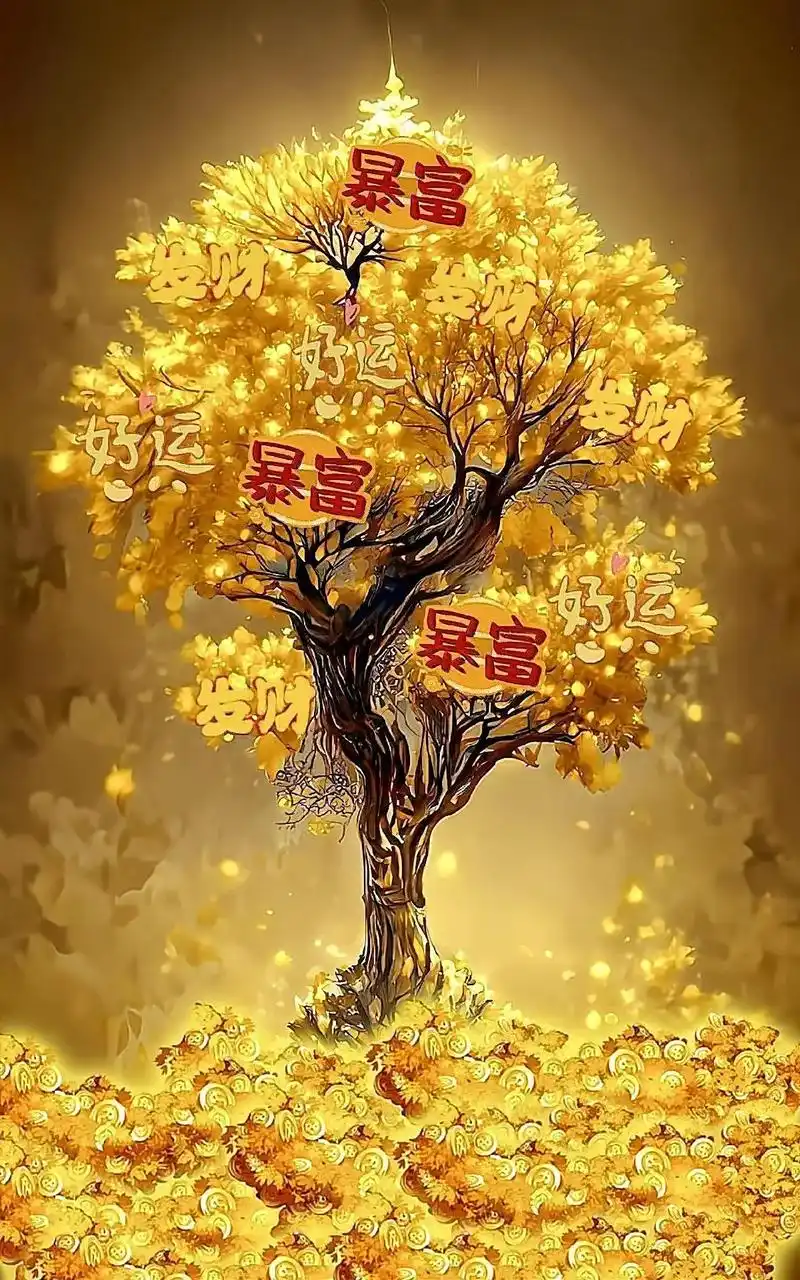 好运,发财,暴富,吹吹发财的风,顺风到富,请签收#抖音图文来 - 抖音