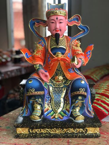 华光大帝灵官马元帅三眼灵光华光天王马天君木雕佛像