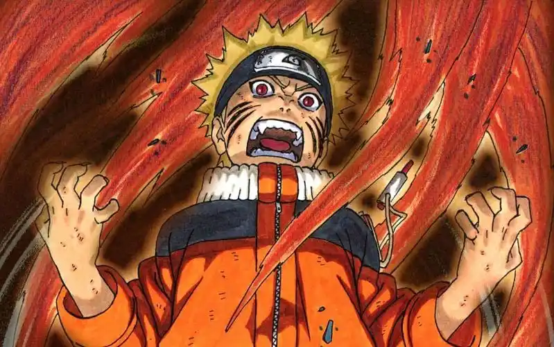 九尾化鸣人手绘教程:就这几个小步骤,轻松画出霸气侧漏的九尾鸣人君!