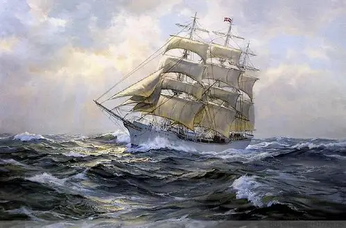 vickery大海.帆船