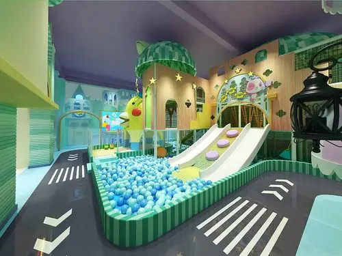 商场儿童乐园设计|户外滑雪场|旱滑场设计