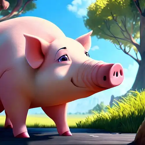 卡通猪头像图片大全