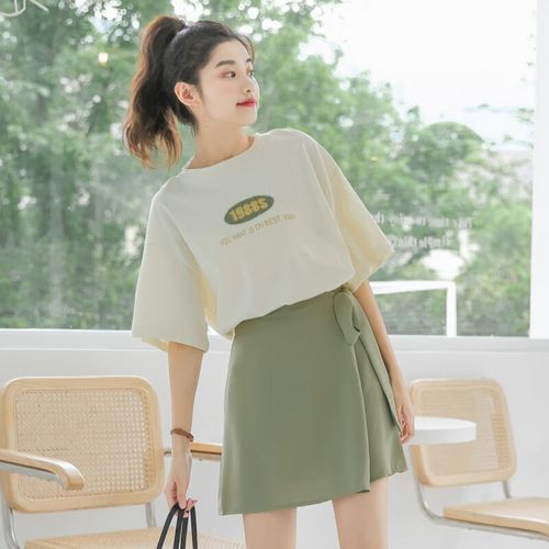 hapag lloyd轻奢高端雪纺绑带半身裙时尚百搭潮流慵懒气质温柔款式