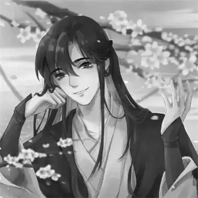 古风人物男生头像黑白帅气图片_男生动漫头像_头像屋