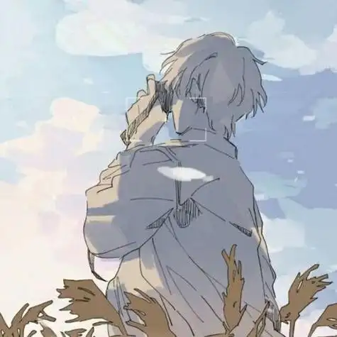 孤独感动漫男头卡通头像556资源