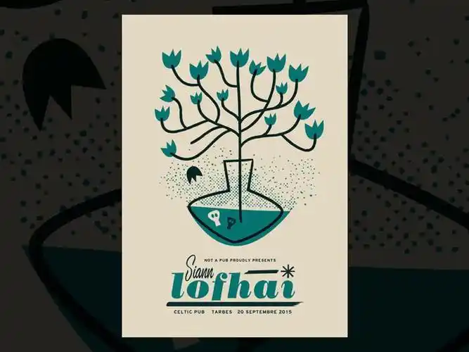 法国设计师 jean mosambi 手绘插画风活动海报作品