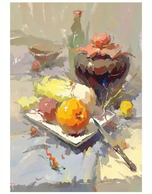 色彩  #色彩静物  #美术生 #绘画日常 #绘画 #绘画临摹  #绘画素材