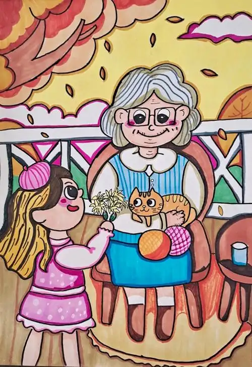 2020年10月教师儿童画