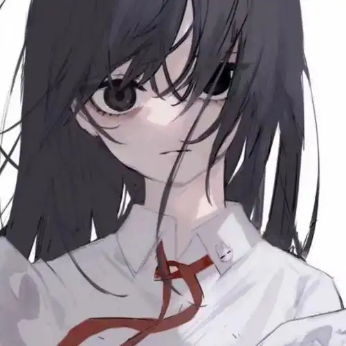 黑色丧系女生头像大全孤独黑暗系女生头像伤感头像女生