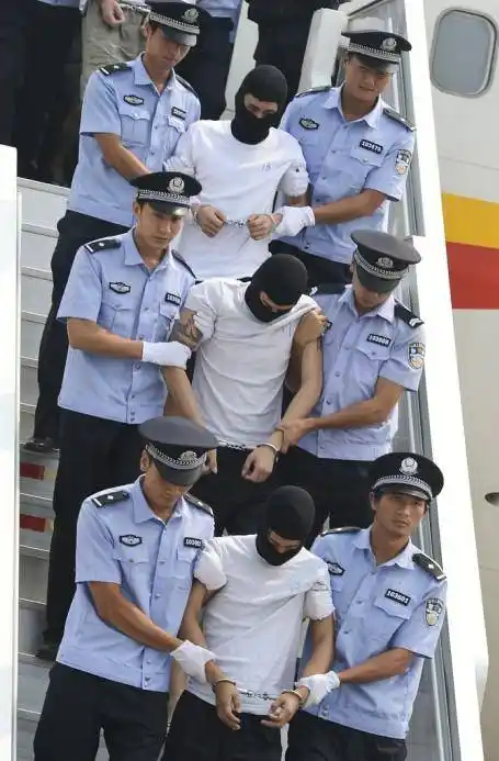 [侵害中国公民暴力犯罪嫌犯被押解回国]