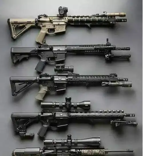 ar15是一款独立的步枪,由1957年左右以ar-10步枪为基础设计的一款小