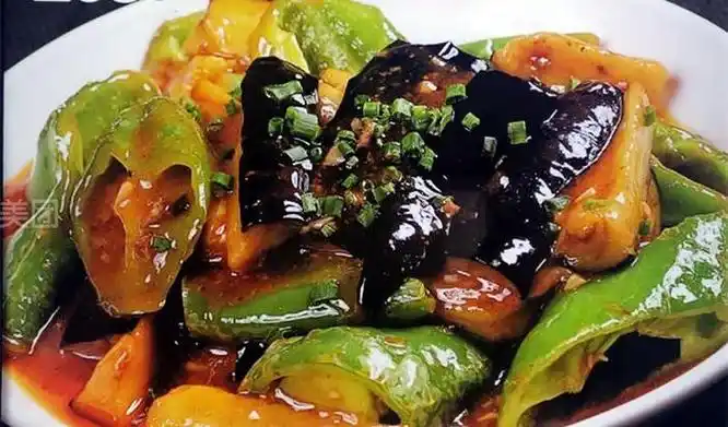 虎皮辣子烧茄子